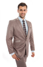 Load image into Gallery viewer, Dk. Tan 2-PC Slim Fit Performance Stretch Suits
