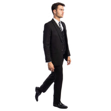 Load image into Gallery viewer, Men's 3pc Solid Suit, Notch Lapel
