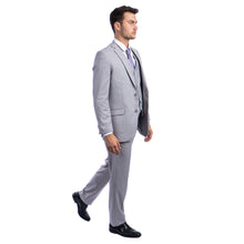 Load image into Gallery viewer, Men's 3pc Solid Suit, Notch Lapel

