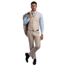Load image into Gallery viewer, Men's 3pc Solid Suit, Notch Lapel
