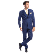 Load image into Gallery viewer, Men's 3pc Solid Suit, Notch Lapel
