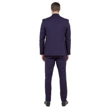 Load image into Gallery viewer, Eggplant Men's Ultra Slim-Fit 3pc Suit w/ Expandable Waistband

