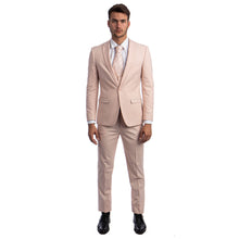 Load image into Gallery viewer, Blush Men's Ultra Slim-Fit 3pc Suit w/ Expandable Waistband
