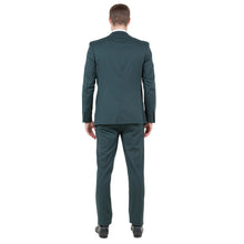 Load image into Gallery viewer, Hunter Green Men's Ultra Slim-Fit 3pc Suit w/ Expandable Waistband
