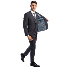 Load image into Gallery viewer, Men's Skinny-Fit Solid 3pc Suit
