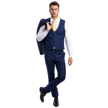 Load image into Gallery viewer, Men's Skinny-Fit Solid 3pc Suit
