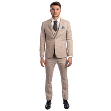 Load image into Gallery viewer, Men's Skinny-Fit Solid 3pc Suit
