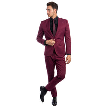 Load image into Gallery viewer, Men's Skinny-Fit 2pc Suit w/ Peak Lapel
