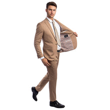Load image into Gallery viewer, Men's Skinny-Fit 2pc Suit w/ Peak Lapel
