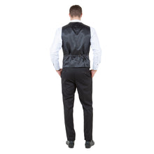 Load image into Gallery viewer, Men's Hybrid-Fit 3-Piece Suit w/ Satin Shawl Lapel
