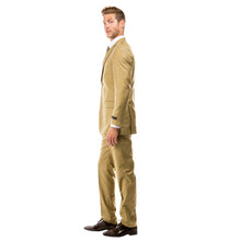 Load image into Gallery viewer, Men's Hybrid-Fit 3pc Sharkskin Suit w/ Expandable Waistband
