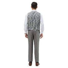 Load image into Gallery viewer, Men's Hybrid-Fit 3pc Tweed Suit w/ Expandable Waistband
