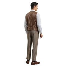 Load image into Gallery viewer, Men's Hybrid-Fit 3pc Tweed Suit w/ Expandable Waistband
