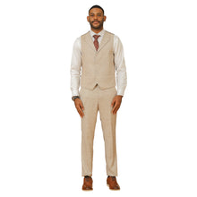 Load image into Gallery viewer, Men's Hybrid-Fit 3pc Tweed Suit w/ Expandable Waistband
