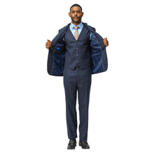 Load image into Gallery viewer, Men's Hybrid-Fit 3pc Tweed Suit w/ Expandable Waistband
