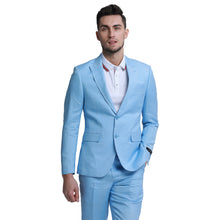 Load image into Gallery viewer, Men's Skinny Fit 2pc Linen Suit
