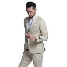 Load image into Gallery viewer, Men's Skinny Fit 2pc Linen Suit
