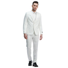 Load image into Gallery viewer, Men's Skinny Fit 2pc Linen Suit

