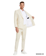 Load image into Gallery viewer, 2 PC Double Breasted Solid Suit
