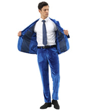 Load image into Gallery viewer, 3 PC Solid Textured Peak Lapel Suit
