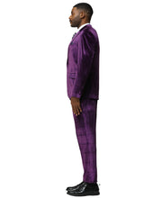Load image into Gallery viewer, 3 PC Solid Textured Peak Lapel Suit
