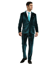 Load image into Gallery viewer, 3 PC Solid Textured Peak Lapel Suit
