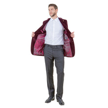 Load image into Gallery viewer, Men&#39;s Modern Fit Velvet Blazer Only
