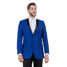 Load image into Gallery viewer, Men's Slim-Fit Tuxedo Sport Coat w/ Satin Notch Lapel
