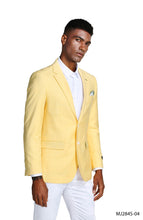Load image into Gallery viewer, Solid Linen Look Notch Lapel Blazer Jacket
