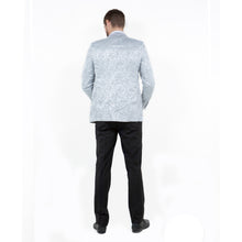 Load image into Gallery viewer, Mens Slim-Fit Solid Paisley Blazer Only w/ Shawl Collar
