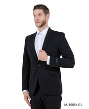 Load image into Gallery viewer, Mens Peak Lapel Blazer Only Solid Pattern
