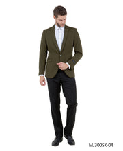 Load image into Gallery viewer, Mens Peak Lapel Blazer Only Solid Pattern

