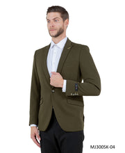 Load image into Gallery viewer, Mens Peak Lapel Blazer Only Solid Pattern
