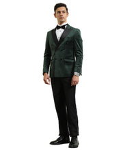 Load image into Gallery viewer, Men&#39;s Hybrid Fit Velvet Sport Coat w/ Satin Peak Lapel
