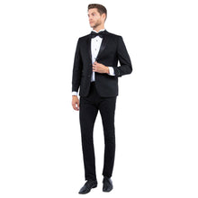 Load image into Gallery viewer, Men's Tailored-Fit Suits Separates Tuxedo Jacket w/ Notch Lapel
