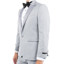 Load image into Gallery viewer, Men's Tailored-Fit Suits Separates Tuxedo Jacket w/ Peak Lapel
