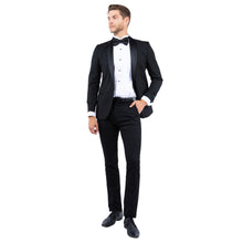Load image into Gallery viewer, Men's Tailored-Fit Suits Separates Tuxedo Jacket w/ Shawl Collar
