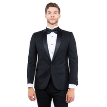 Load image into Gallery viewer, Men's Tailored-Fit Suits Separates Tuxedo Jacket w/ Shawl Collar
