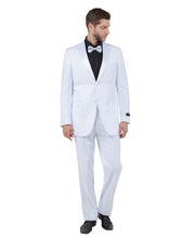 Load image into Gallery viewer, Mens Tuxedo Bryan Michaels Slim Fit Two Button Jacket with Satin Notch' Lapel &amp; Matching Pants
