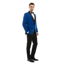Load image into Gallery viewer, Men's Tuxedo 2pc Solid Satin Shawl Collar With Matching Satin Solid Pants For All Occasions
