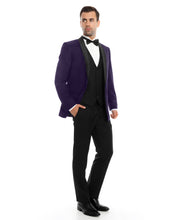 Load image into Gallery viewer, Men's Tuxedo 2pc Solid Satin Shawl Collar With Matching Satin Solid Pants For All Occasions
