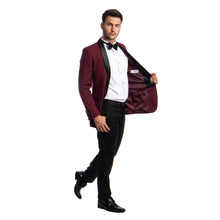 Load image into Gallery viewer, Men's 2pc Tuxedo Set W/ Satin Shawl Collar
