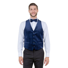 Load image into Gallery viewer, Men&#39;s Slim-fit Velvet Suits Separates, Vest And Bowtie
