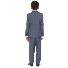 Load image into Gallery viewer, Perry Ellis Boy's 5pc Glenplaid Suit
