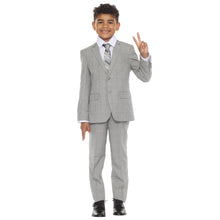 Load image into Gallery viewer, Perry Ellis Boy's 5pc Glenplaid Suit
