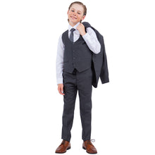 Load image into Gallery viewer, Stacy Adams Boy's 5pc Solid Suit

