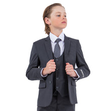 Load image into Gallery viewer, Stacy Adams Boy's 5pc Solid Suit
