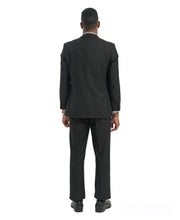 Load image into Gallery viewer, Mens Suit 2pc Black Slim Fit Notch Lapel Suits
