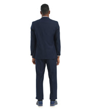 Load image into Gallery viewer, Mens Suit 2pc Navy Slim Fit Notch Lapel Suits
