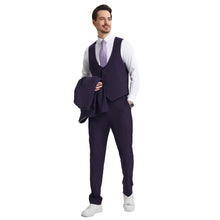 Load image into Gallery viewer, Men's Stacy Adams Hybrid-Fit 3pc Suit Set, Jacket Vest and Pants
